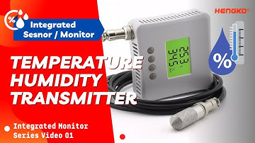 Temperature and Humidty Sensor Transmitter with LCD Displayer Supply - HENGKO