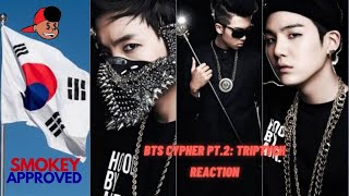 BTS  The Cypher Pt 2 triptych (방탄소년단)  with English lyrics