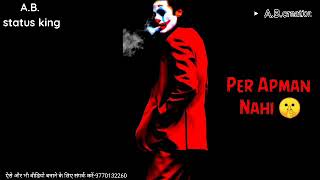 Joker Attitude Status 2020 A.b. Status King