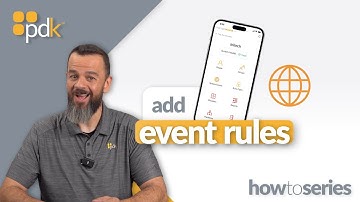 How to Add Event Rules in PDK.io