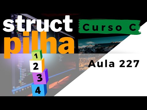 Curso de Programação C | Segunda versão para a estrutura de dados dinâmica do tipo PILHA | aula 227