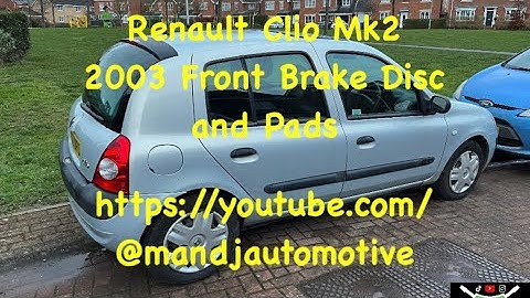 Renault Clio Mk2 Brakes