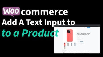 How to Add Text Input to Woocommerce a Product🚨