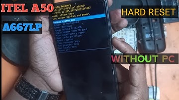 Itel A50 (A667LP ) Hard Reset || Itel A50 ( A667LP ) Factory Reset || How to Hard Reset Itel Phone