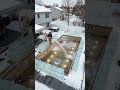 Wow... Frozen Swimming Pool ?