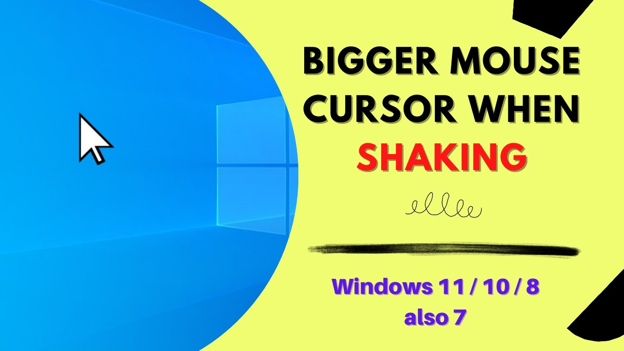 How to make the mouse pointer larger in Windows 10