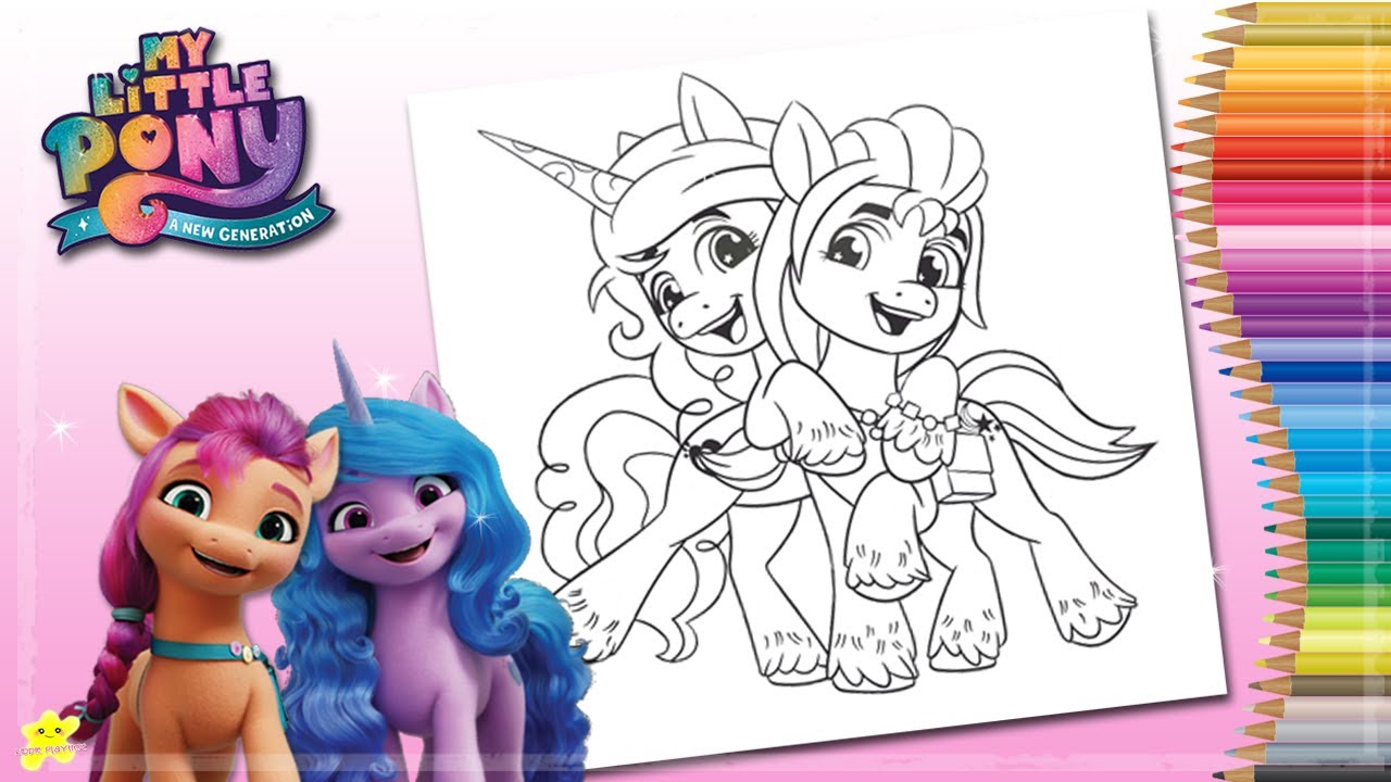 Coloring page My Little Pony Next Generation Sunny MLP 2