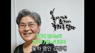 3월꽃차 새싹보리순 새싹보리순 효능 봄소식