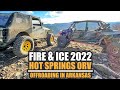 Fire  ice 2022 at hot springs orv park  jeep tj on 37s 4 linked suzuki samurai on 33s rzrs utvs
