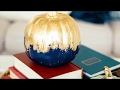 How to Make a Gilded Pumpkin