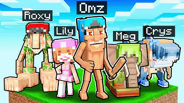 Surviving on One BRAINROT Block in Minecraft!