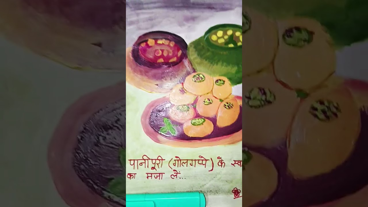 hyper realistic drawing of golgappa indian street food it is my favourite #pencilart #pencil #skatc