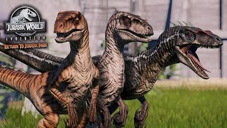 All New Raptor Skins Showcase!!!  - Return to Jurassic Park Showcase DLC