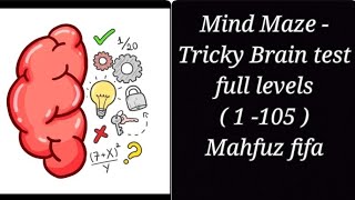 Mind Maze level 1 -105 Full level || Tricky brain test || brain games, offline || Mahfuz FIFa screenshot 2