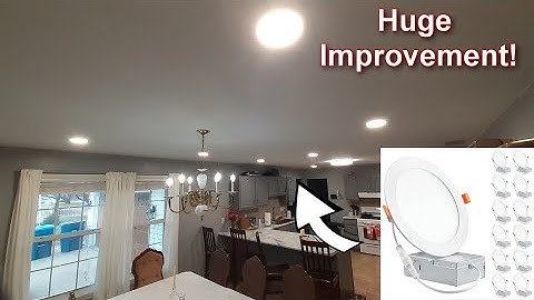 Installing LED Recessed Lighting with Dimmer Switches in Kitchen