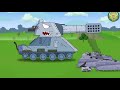 Ejército de tanques de acero. Dibujos animados tanques para niños. World of tanks.