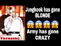 BTS Jungkook Blonde Hair and Army has gone crazy over his new look | Golden Disc Awards 2021