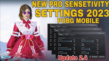 😈 New Pro Sensitivity settings for Pubg Mobile 2023 | Best sensitivity and control |New 2.4 Update🔥