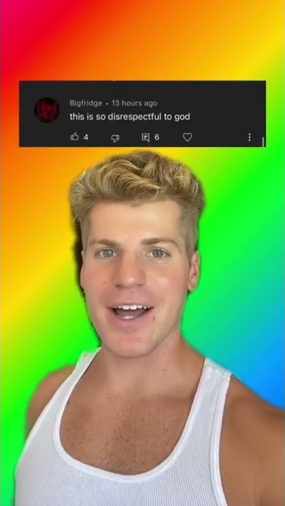 READING HOMOPHOBIC COMMENTS (PART 2) #shorts #meancomments #gaypride #lgbtq