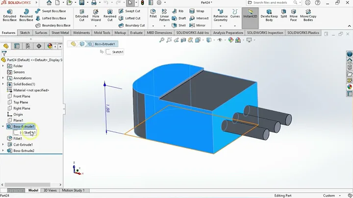 Converting a STEP file to SLDPRT in Solidworks