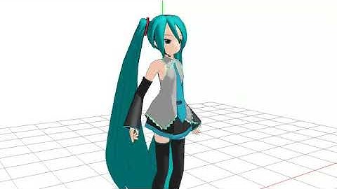 MMD Miku Animation Tutorial test video LearnMMD.com