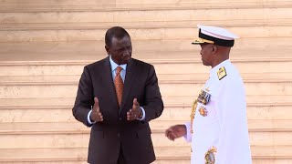 CAPTURED!!SEE PRESIDENT RUTO'S DRAMA WITH CDF BOSS CHARLESS BEFORE MUSEVENI ARRIVED AT STATE HOUSE