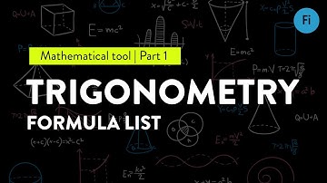 Mathematical tool | Part 1 | Trigonometry formula list