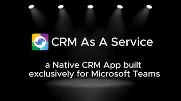 CRM As A Service - Launching Video