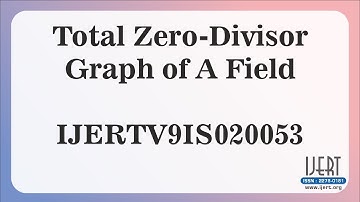 Total Zero-Divisor Graph of A Field