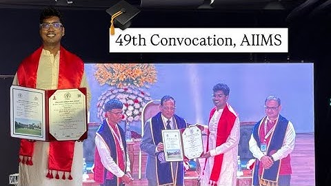 Honored with MCh Neurosurgery Degree | AIIMS 49th Convocation Ceremony #aiims #convocation2025