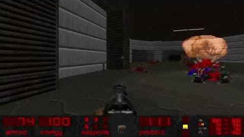 Doom with NeoDoom.Map 03