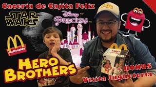 Cacería Cajita Feliz Mcdonalds Star Wars Y Princesas Disney Bonus Visita A Juguetería Español
