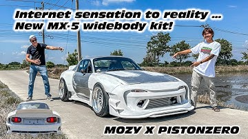 PISTONZERO X MOZY Mazda MX-5 Miata Widebody Kit ... Internet Sensation to Reality!