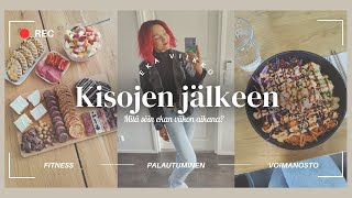 KISOJEN JÄLKEEN | Eka viikko