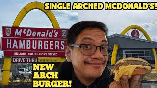 Single Arch McDonald's in NJ!  Finally trying the New Arch Burger!  Worth It?