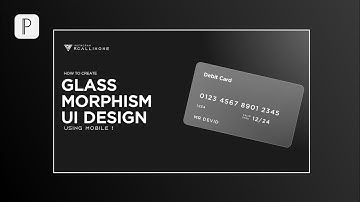 Glass Morphism - Using Pixellab | Android | New UI Design Trend 2021| #rcallinone