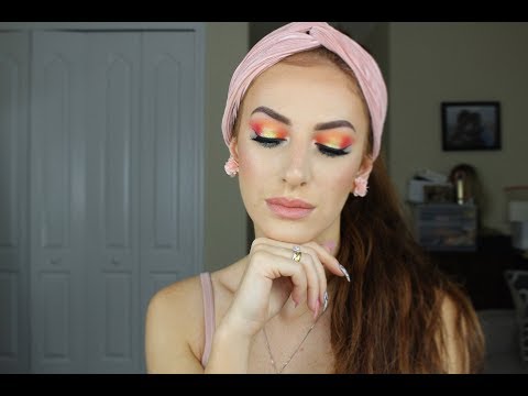 მაკიაჟი მზის ჩასვლის ფერებში / Nanka Rusalka