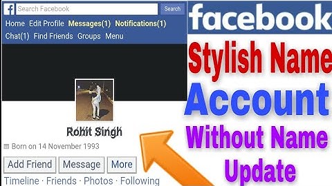 How To Change FaceBook Name In Stylish Font 2019 | Stylish Facebook profile name kaise likhe