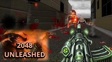 DOOM II with Project Brutality [2048 Unleashed] Level 11 City Escape