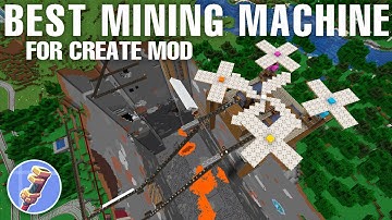 The Best Create Mod Mining Machine  | S5 Ep 21.2 - Minecraft NeverBound SMP