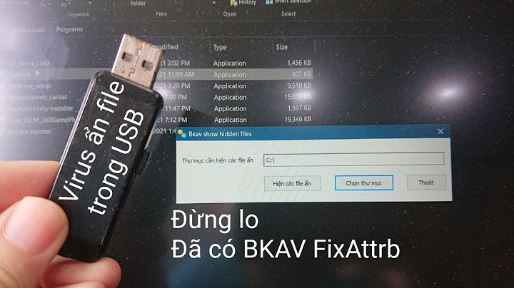 Cách fix lỗi usb bị ẩn giữ liệu năm 2024