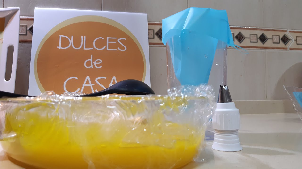 Crema pastelera sin huevos ni leche