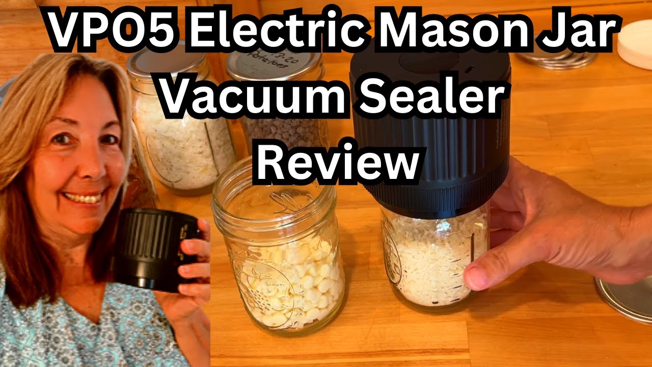 My Favorite Portable Vacuum Sealer for Jars and How To Use It