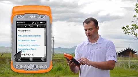 Activating the Cellular Modem on a Rugged Handheld - Mesa Rugged Notepad