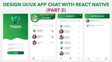 UI Design for Chat App with React Native (Part 2) | React Native tutorial for beginner