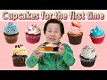 Korean in her 80s tries CUPCAKES for the first time in her life (*Mind blown)