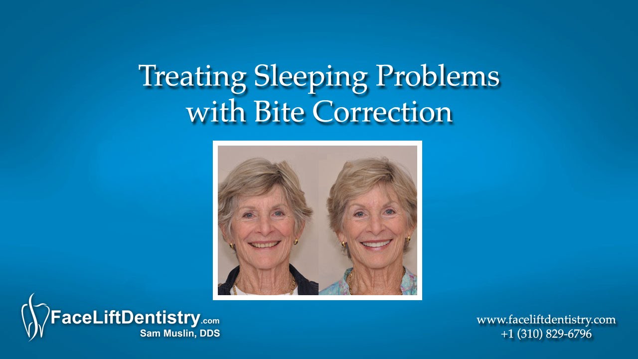 Treating Sleeping Problems with Bite Correction bad bite k9 attack
