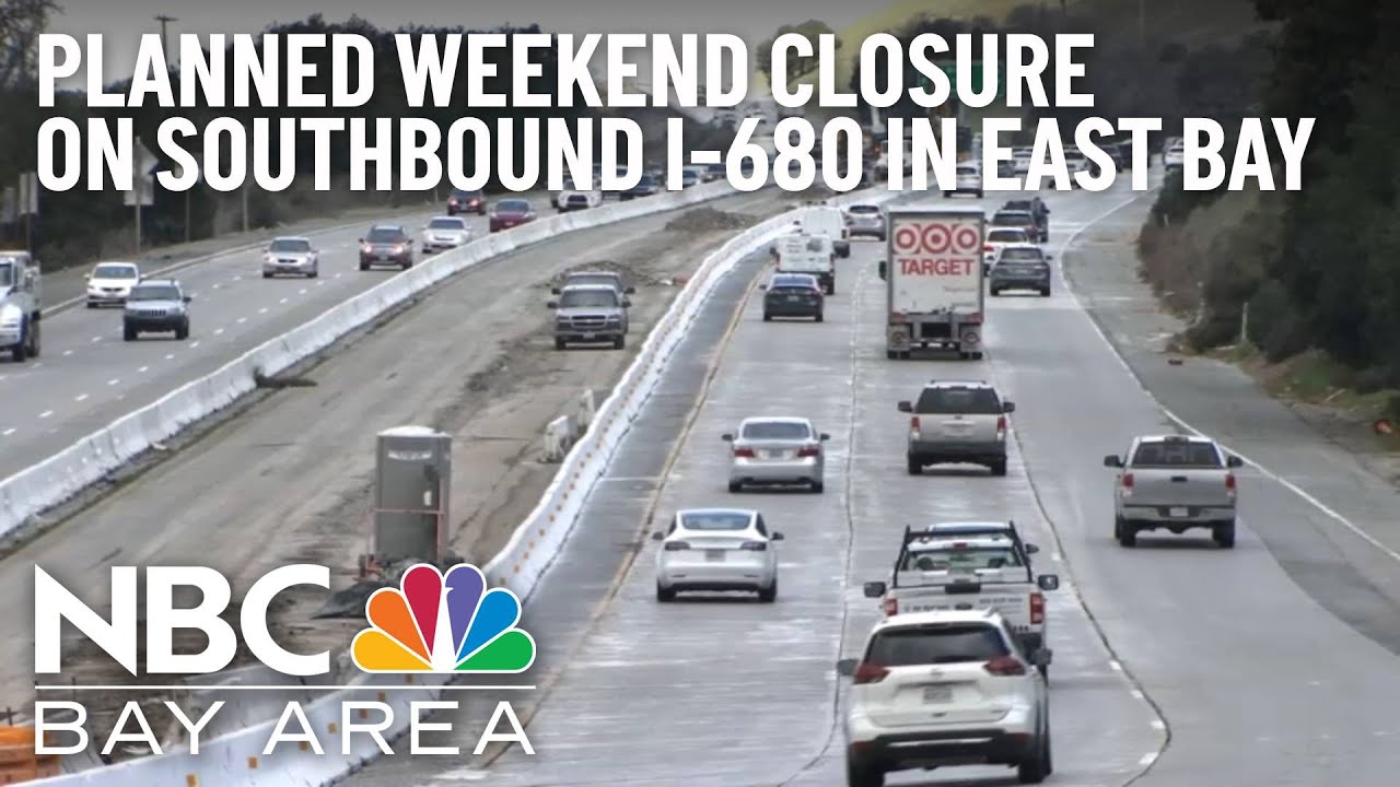 Full Closure of Southbound I680 in Pleasanton Planned This Weekend