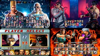Evolution of Character Select in Tekken Games (1994 - 2024 | PS1 - PS5)