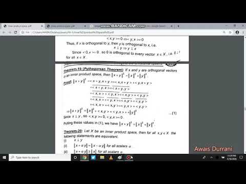 Orthogonal & Orthonormal